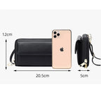 Sac à bandoulière en cuir PU pour téléphone à écran tactile pour femmes