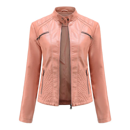 Veste Femme Effet Cuir – Style Moderne