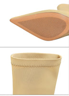 Bottine en tissu extensible pour femmes