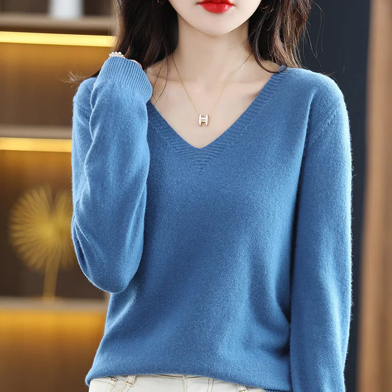 Pull à coupe ajustée pour femmes