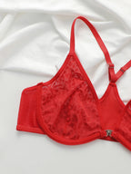Ensemble de lingerie sexy à imprimé léopard pour femmes