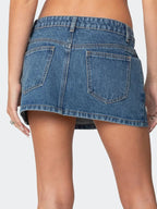 Mini jupe en jean noir Sexy pour femmes