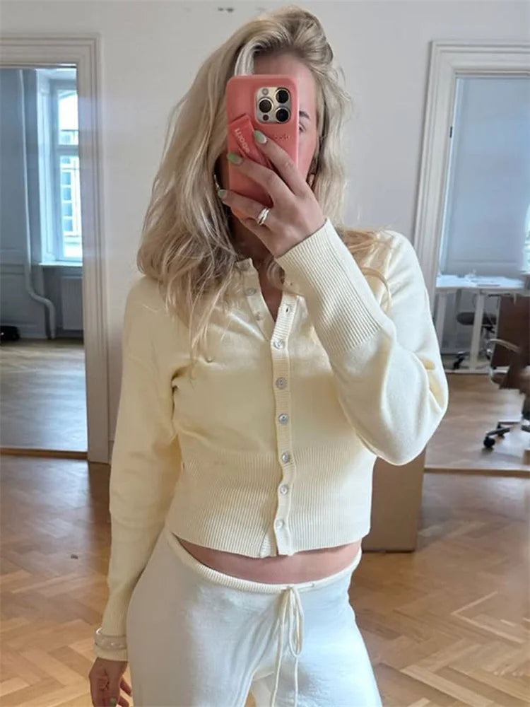 Cardigan décontracté tricot pour femmes