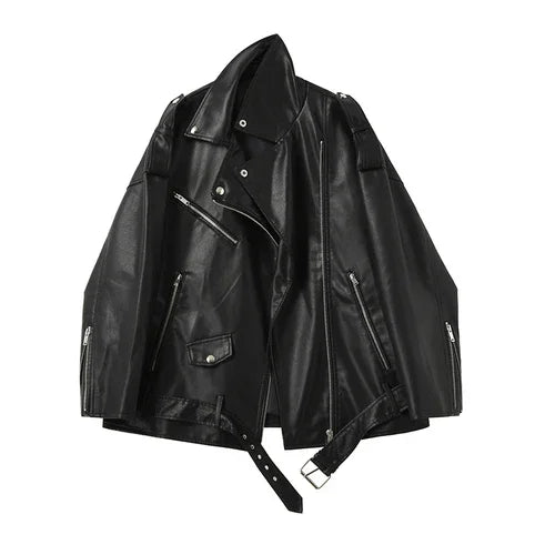 Vestes en simili cuir pour femmes