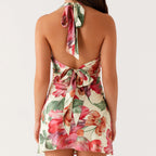 Robe courte dos nu pour femmes
