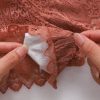 Culotte en dentelle transparente pour femmes