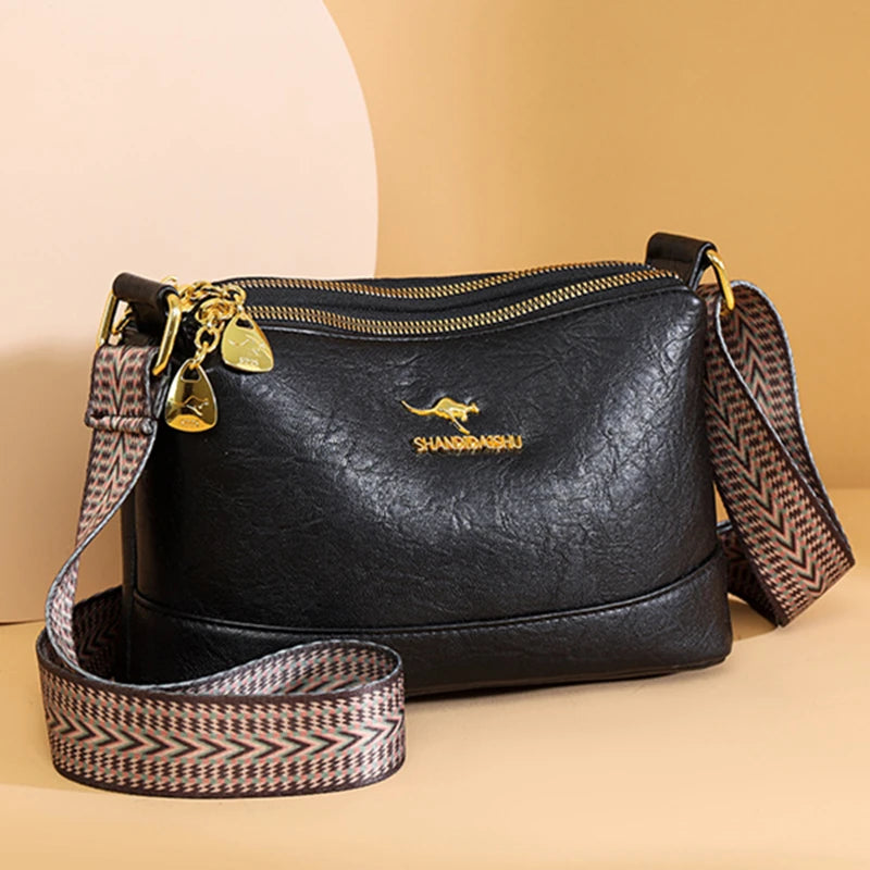 Sac à main de haute qualité en cuir souple pour femmes