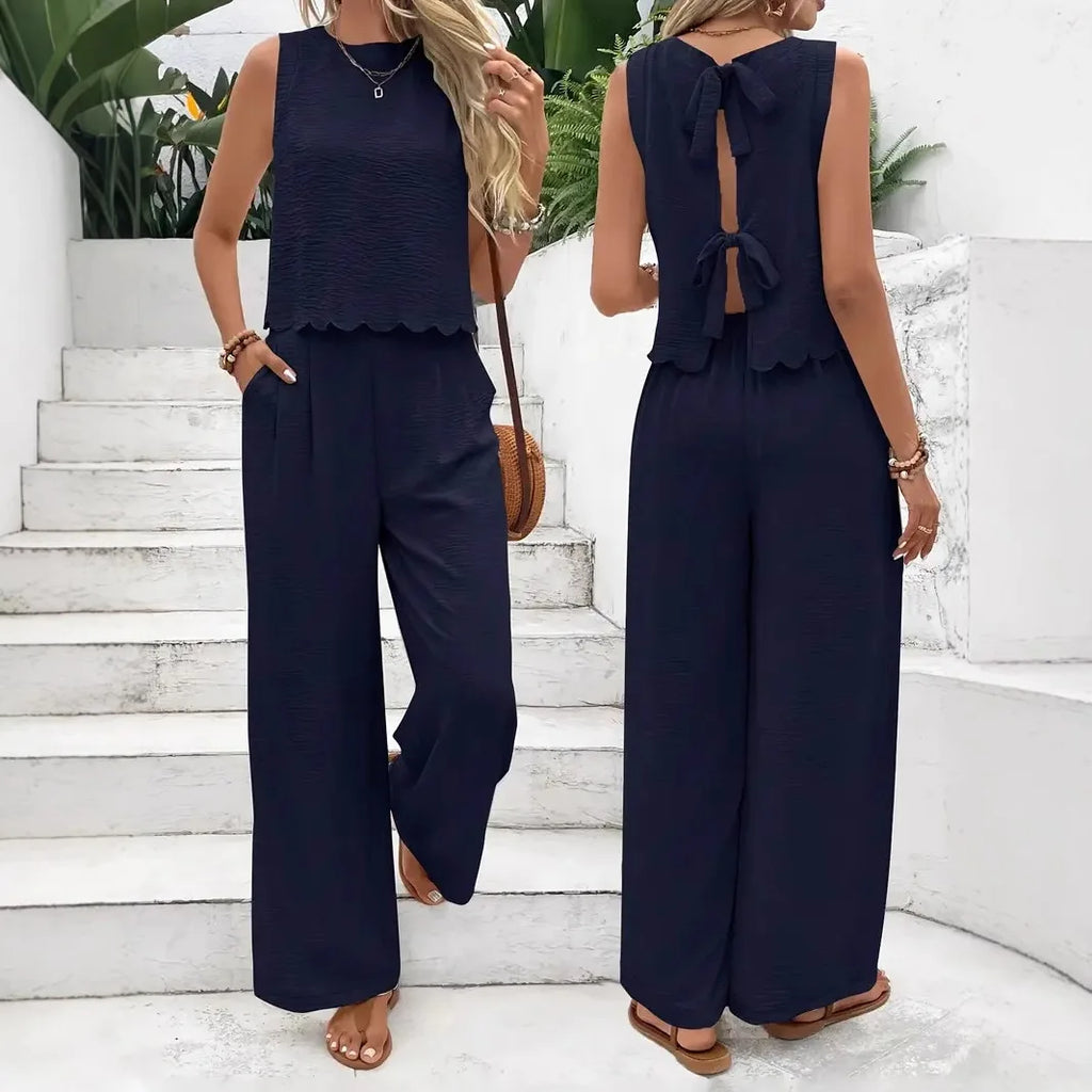 Ensemble pantalon ample et décontracté pour femmes