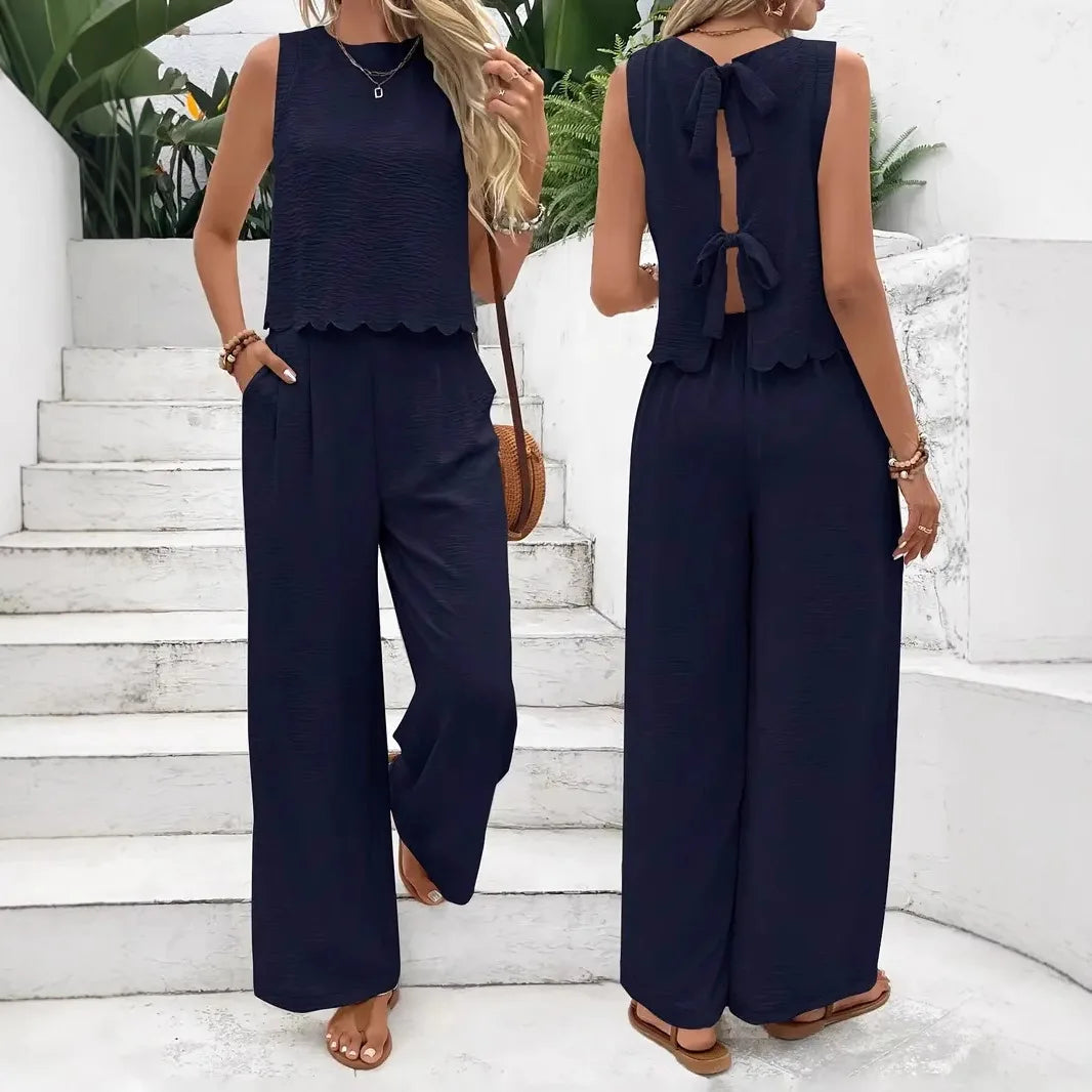 Ensemble pantalon ample et décontracté pour femmes