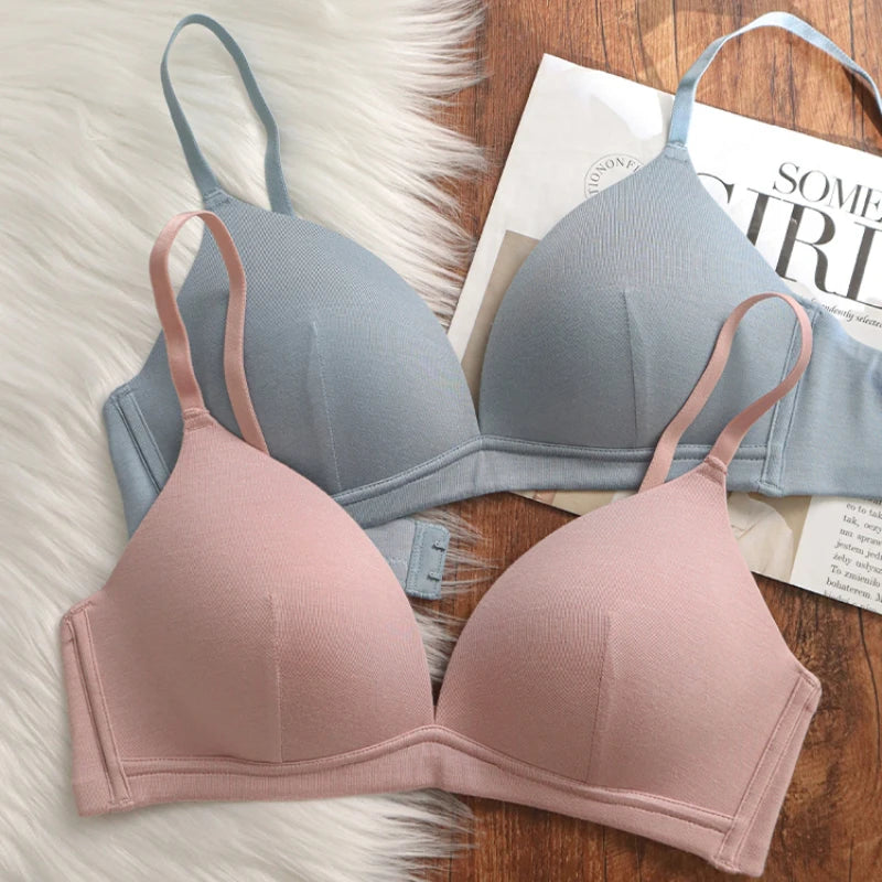 Soutien-gorge push-up en V profond sans couture pour femmes