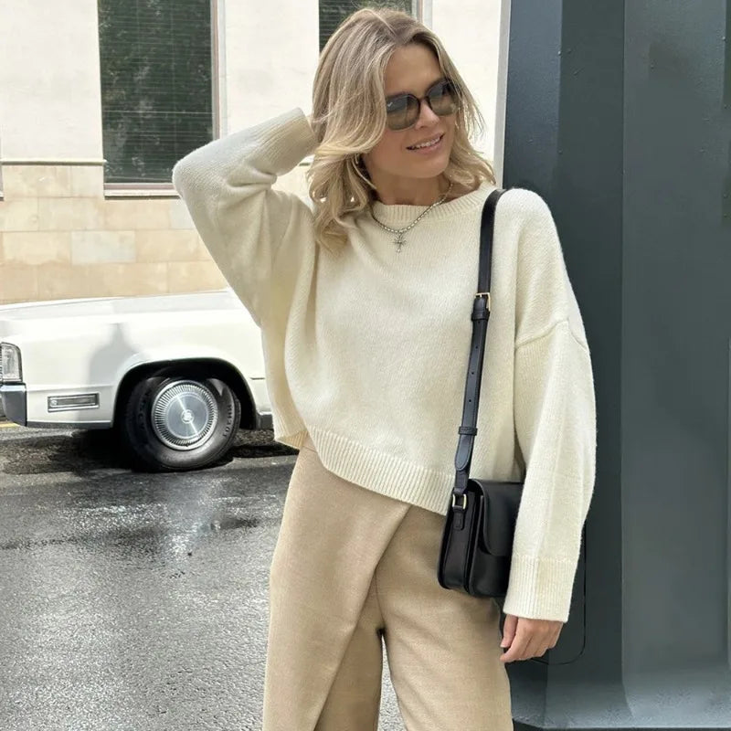 Pull ample et décontractée pour femmes