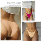 Culotte tanga taille basse sans couture pour femmes