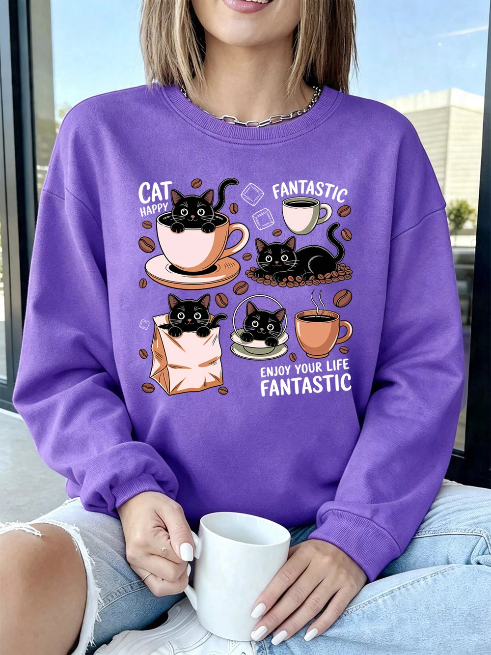 Sweat-shirt à capuche pour femmes