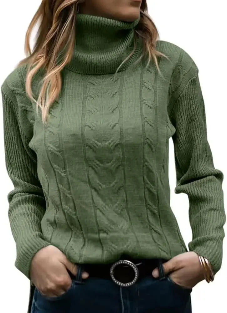 Pull tricoté vintage pour femmes