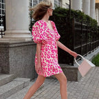 Robe mini imprimée pour femmes
