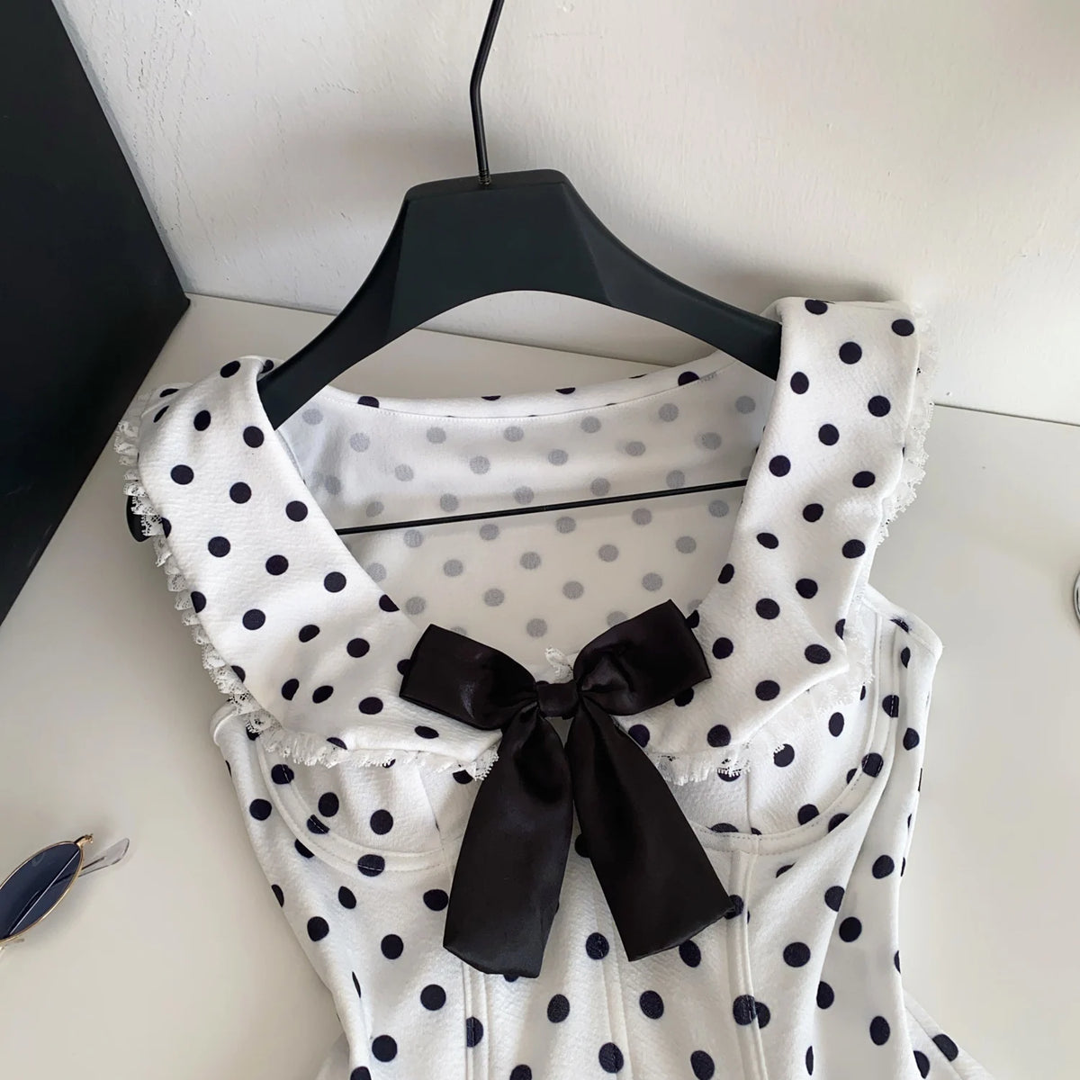 Débardeur Doux Femme – Imprimé Pois