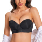 Soutien-gorge Push Up sans bretelles pour femmes