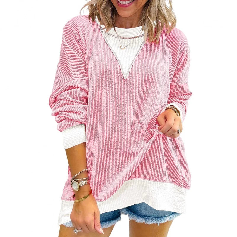 Sweat-shirt à manches longues pour femmes