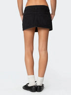 Mini jupe en jean pour femme