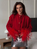 Cardigan décontracté à col rond pour femmes