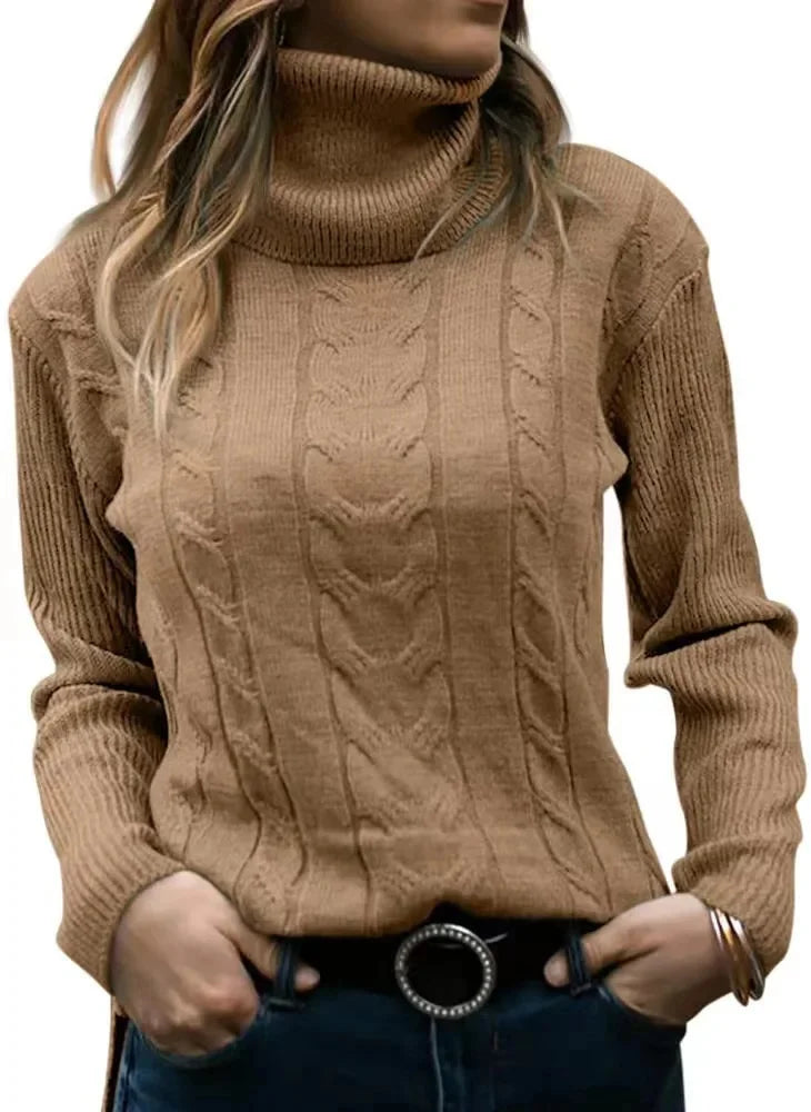 Pull tricoté vintage pour femmes