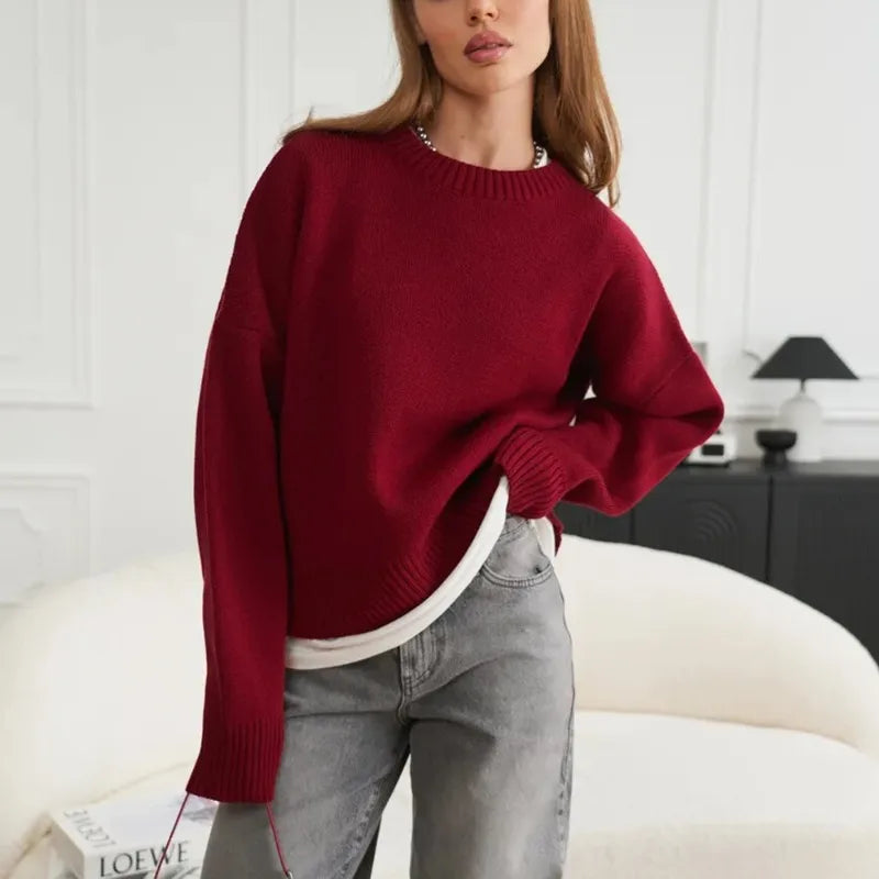 Pull ample et décontractée pour femmes