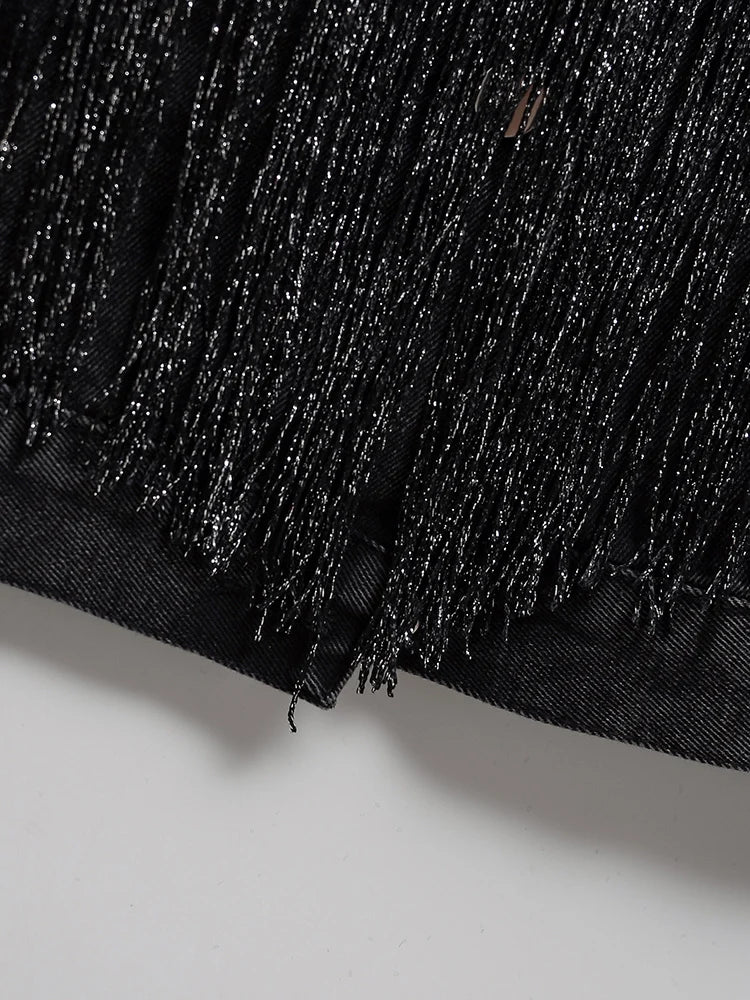 Veste courte en jean pour femmes