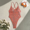 Maillots de bain une pièce string rembourré pour femmes