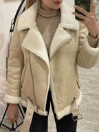 Veste en fausse fourrure pour femmes