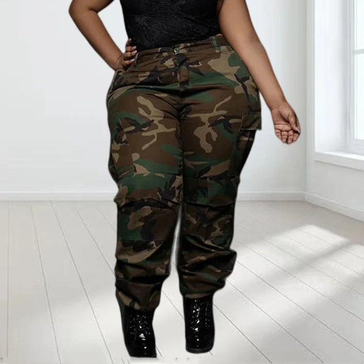 Pantalons de camouflage décontractés pour femmes
