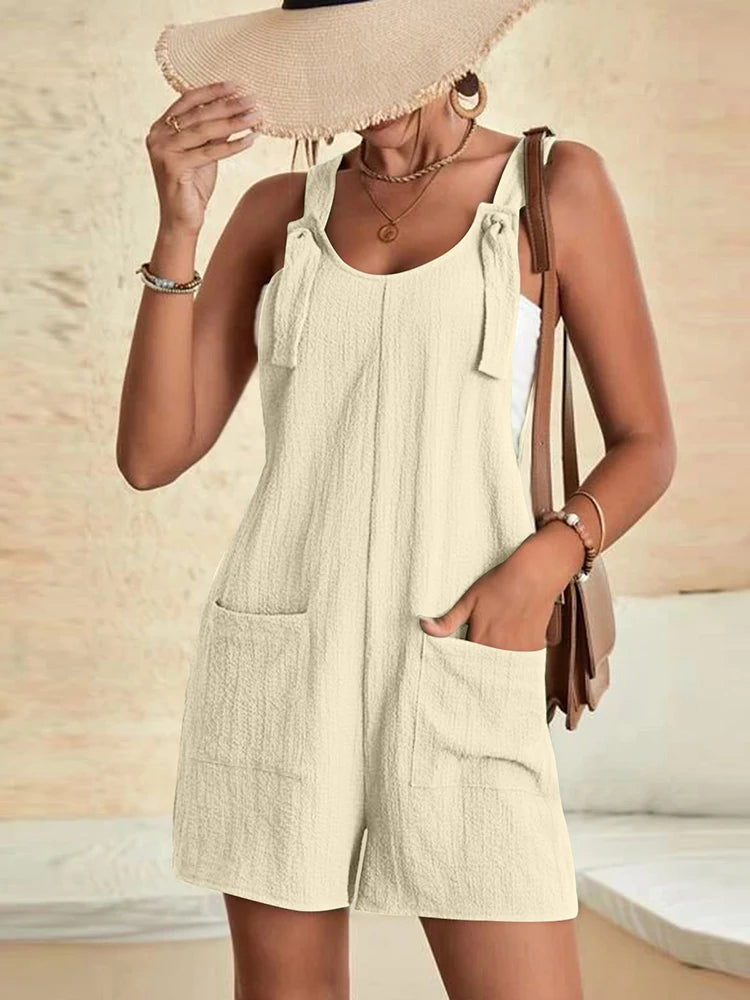 Combinaison short d'été décontractée pour femmes