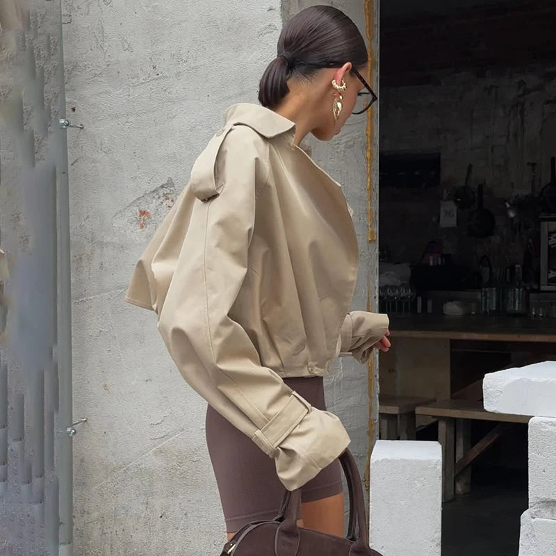 Veste courte décontracté pour femmes