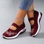 Chaussures plates d'été en maille respirante pour femmes
