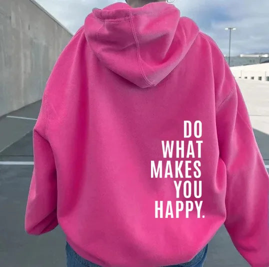 Sweat à capuche rétro pour femmes