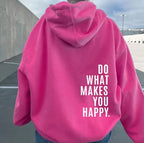 Sweat à capuche rétro pour femmes