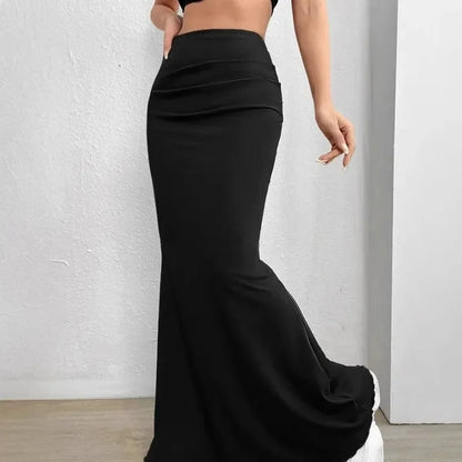 Jupe Sirène Femme – Taille Haute et Fronces