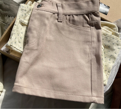 Mini-Jupe Cargo en Jean Femme – Style Vintage