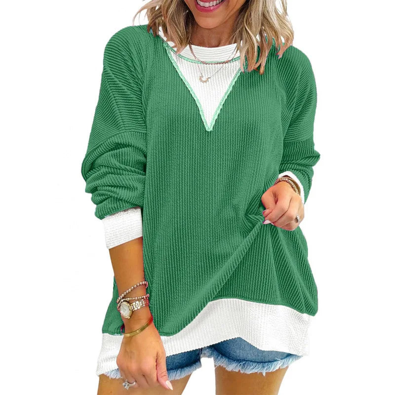 Sweat-shirt à manches longues pour femmes