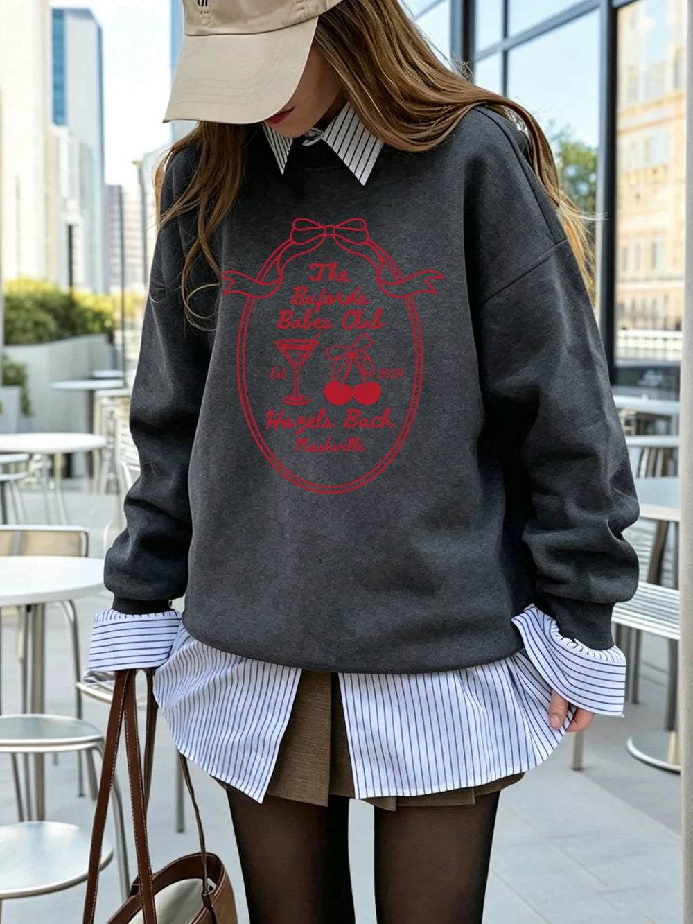 Sweat-shirts imprimés The Bafords Babes Club pour femmes