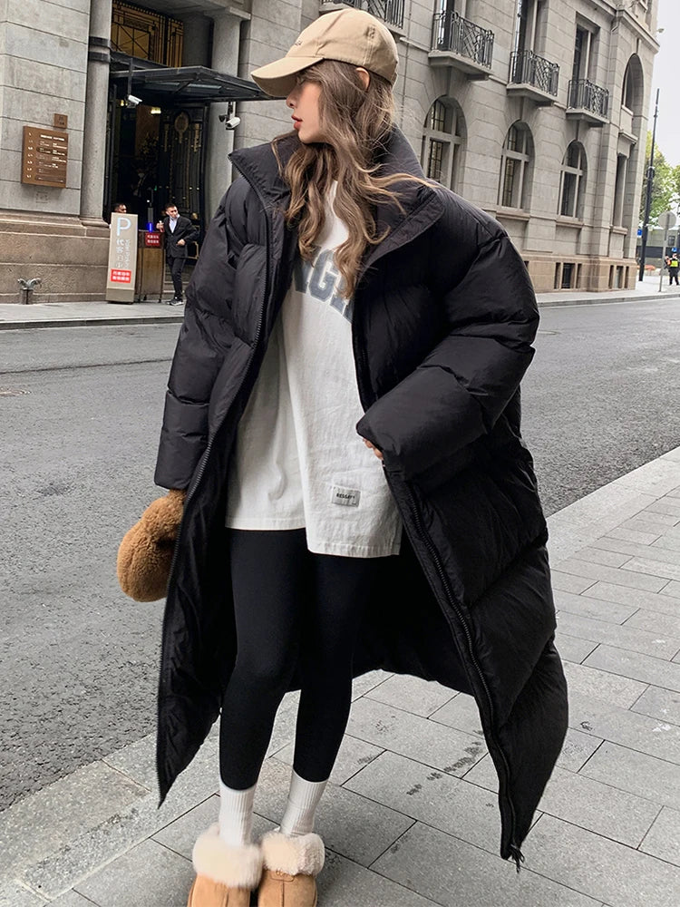 Doudoune d'hiver surdimensionnée pour femmes