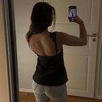 Débardeur en satin et dentelle noire pour femmes