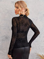 T-shirts en maille fine transparente amincissante pour femmes