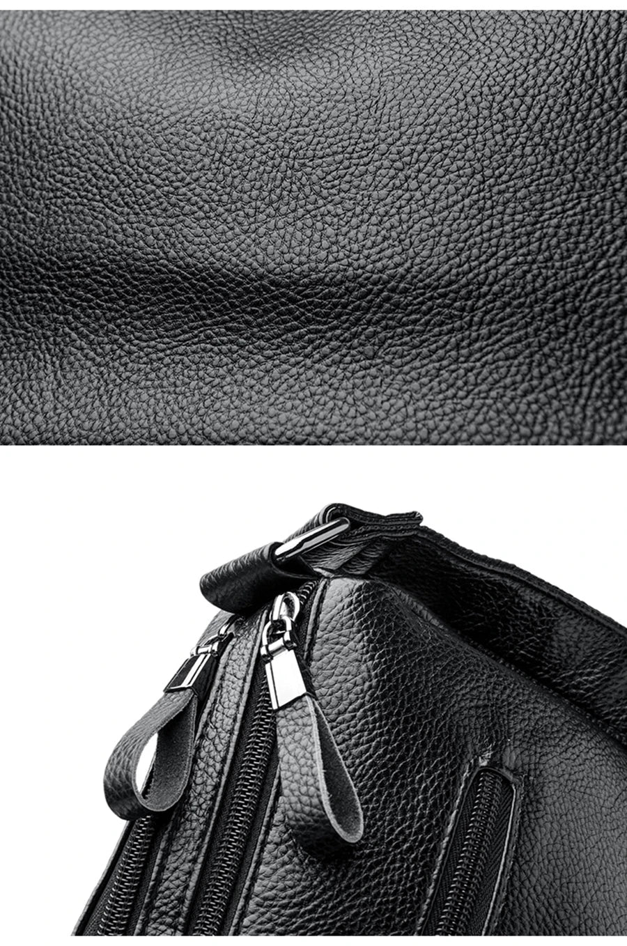 Sac à main en cuir véritable pour femmes