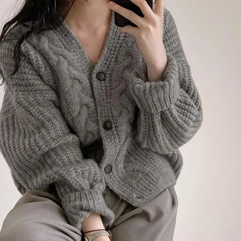 Cardigan tricoté à la mode pour femmes