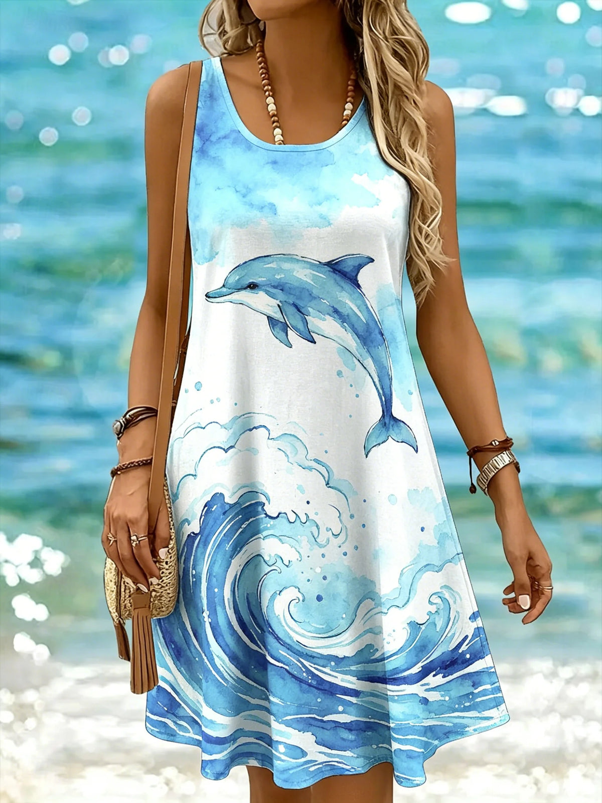 Robe Débardeur Femme – Imprimé Marin