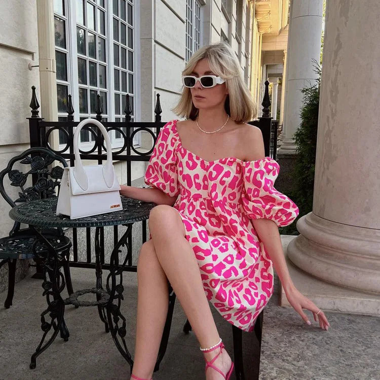 Robe d’Été Ample Femme – Imprimé