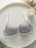 Soutien-gorge sexy blocage de couleur pour femmes