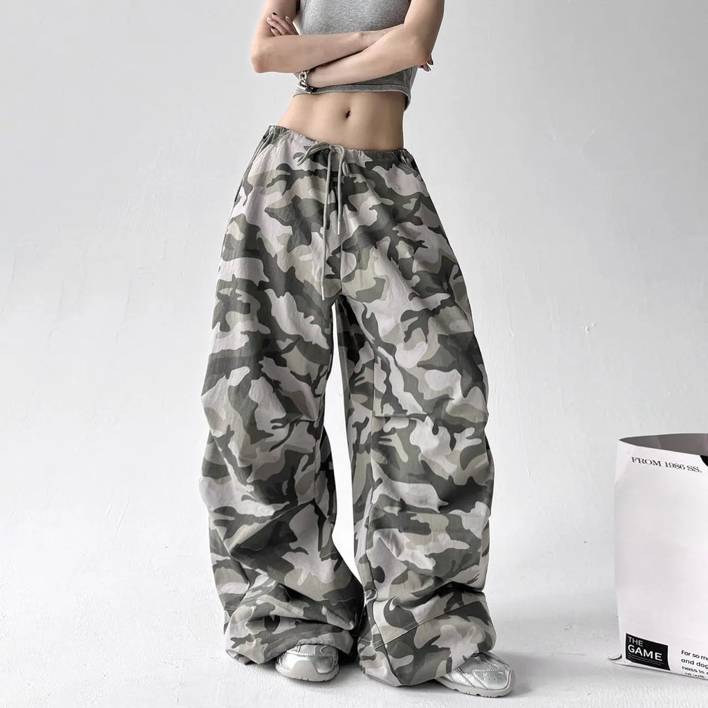 Pantalon camouflage rétro américain pour femmes