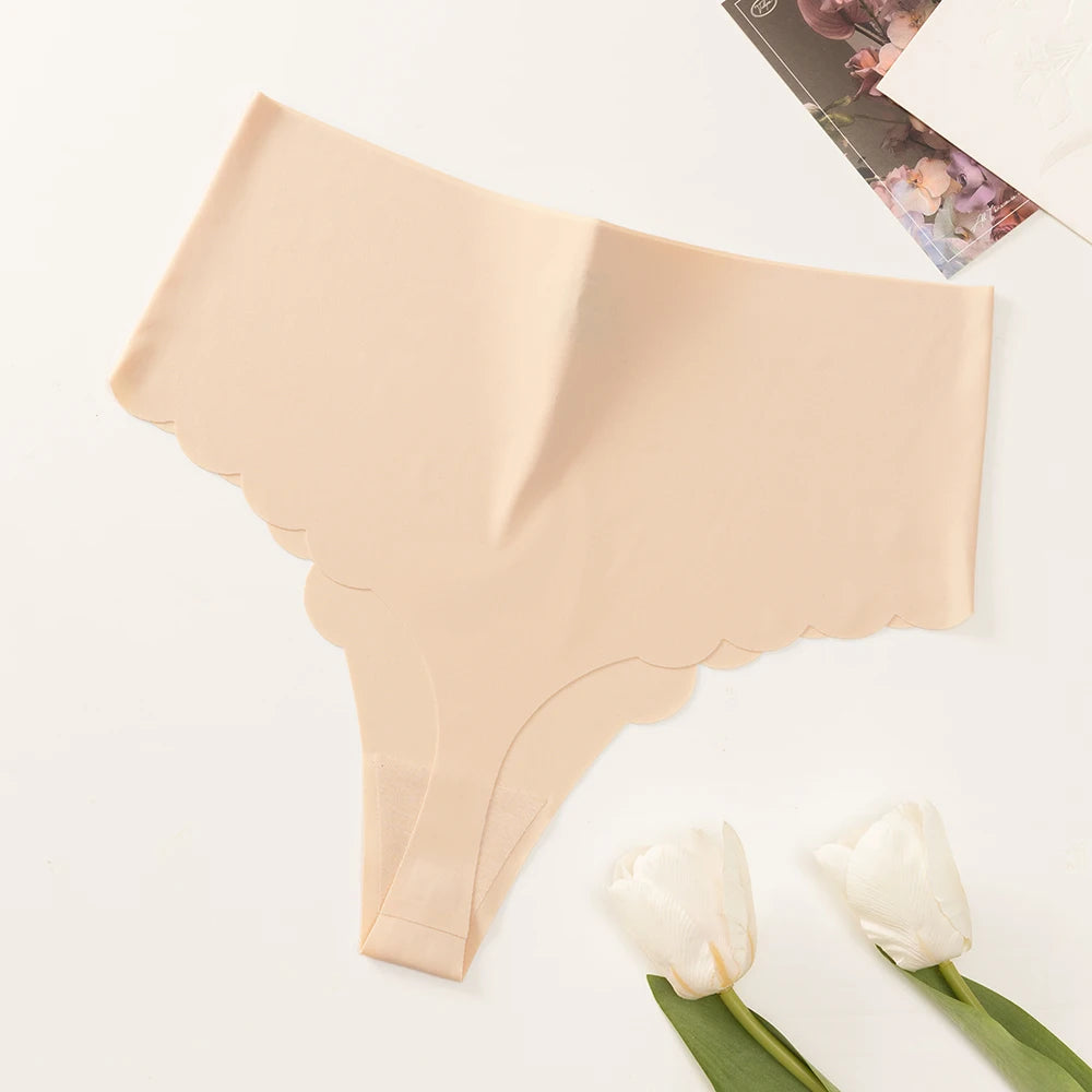 Culotte taille haute sans couture pour femmes