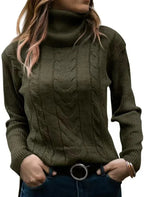 Pull tricoté vintage pour femmes